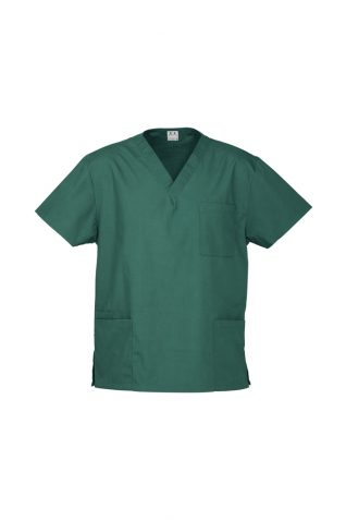 Unisex Classic Scrubs Top - Hunter Green