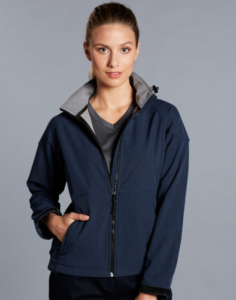 ASPEN Ladies Soft Shell Hooded Jacket